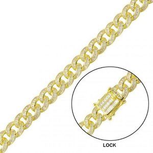 Man's Creation Diamond 15.80 CT 18k Y/g Overlay 925